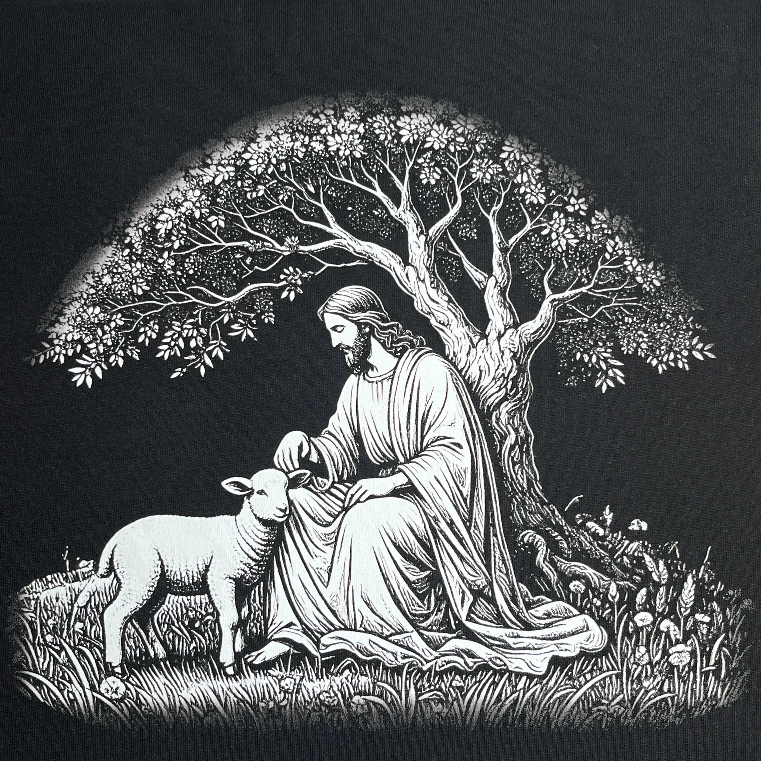 Jésus et l'agneau - Manches longues We Have Faith