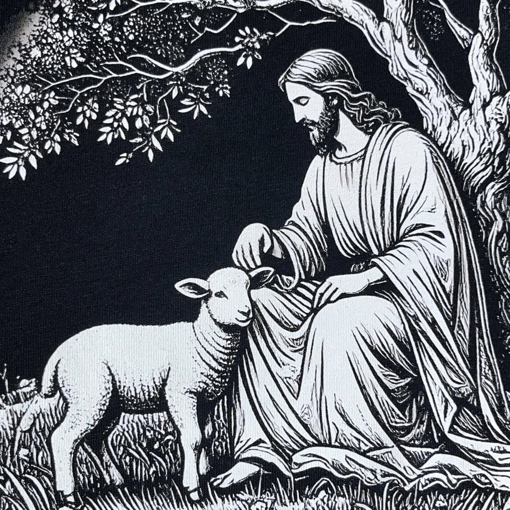 Jésus et l'agneau - Manches longues We Have Faith