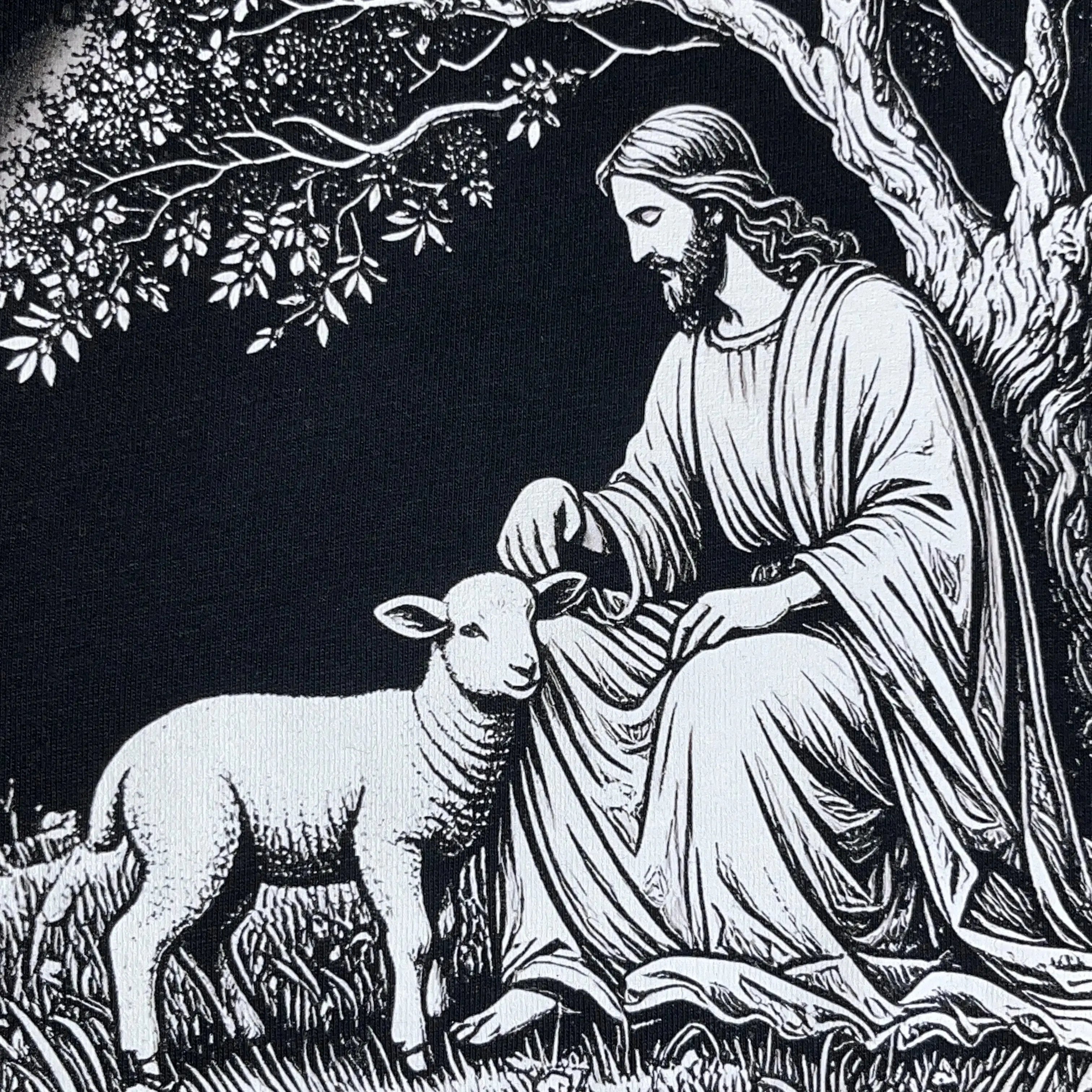 Jésus et l'agneau - Manches longues We Have Faith