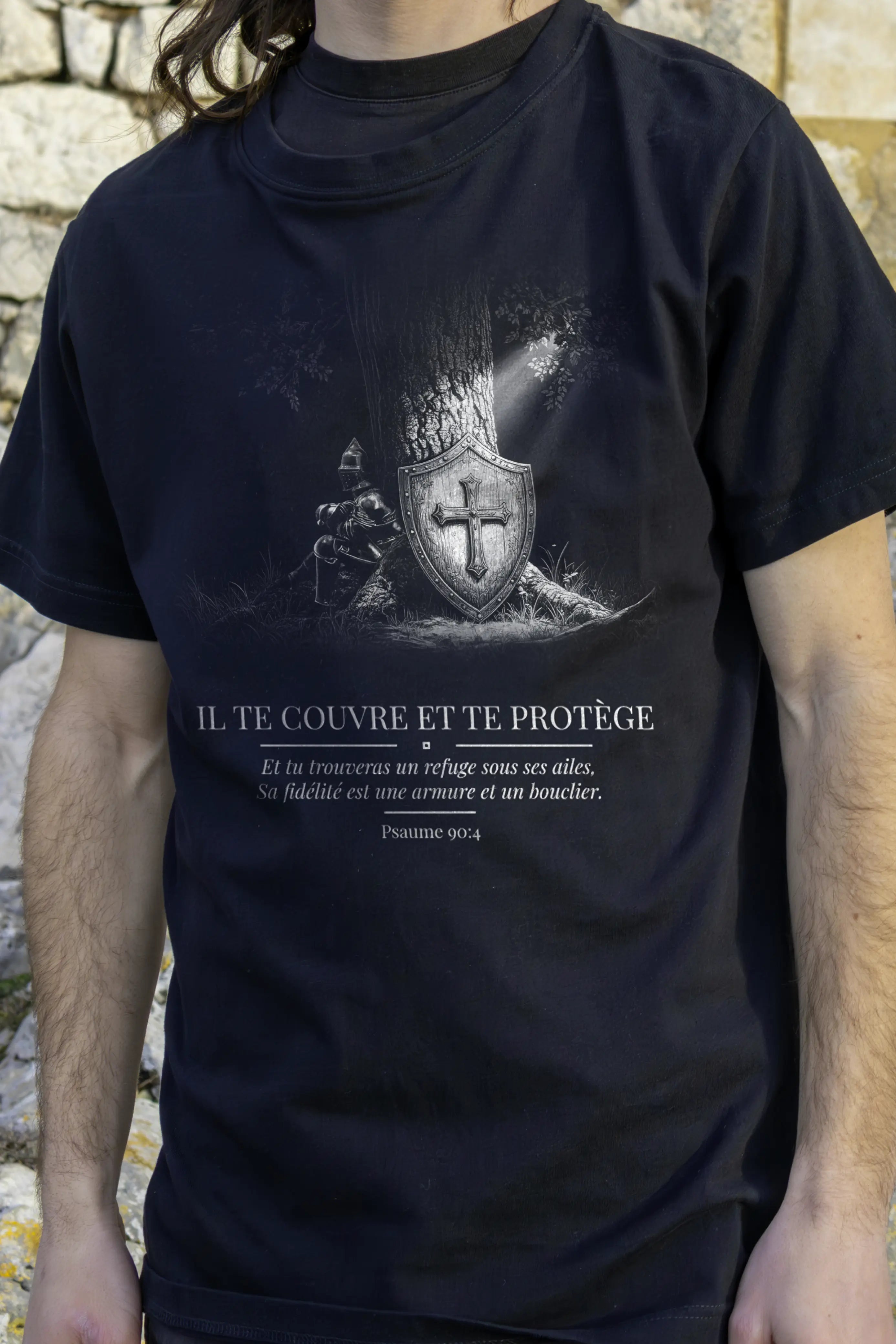 L'armure et le bouclier - Manches courtes We Have Faith