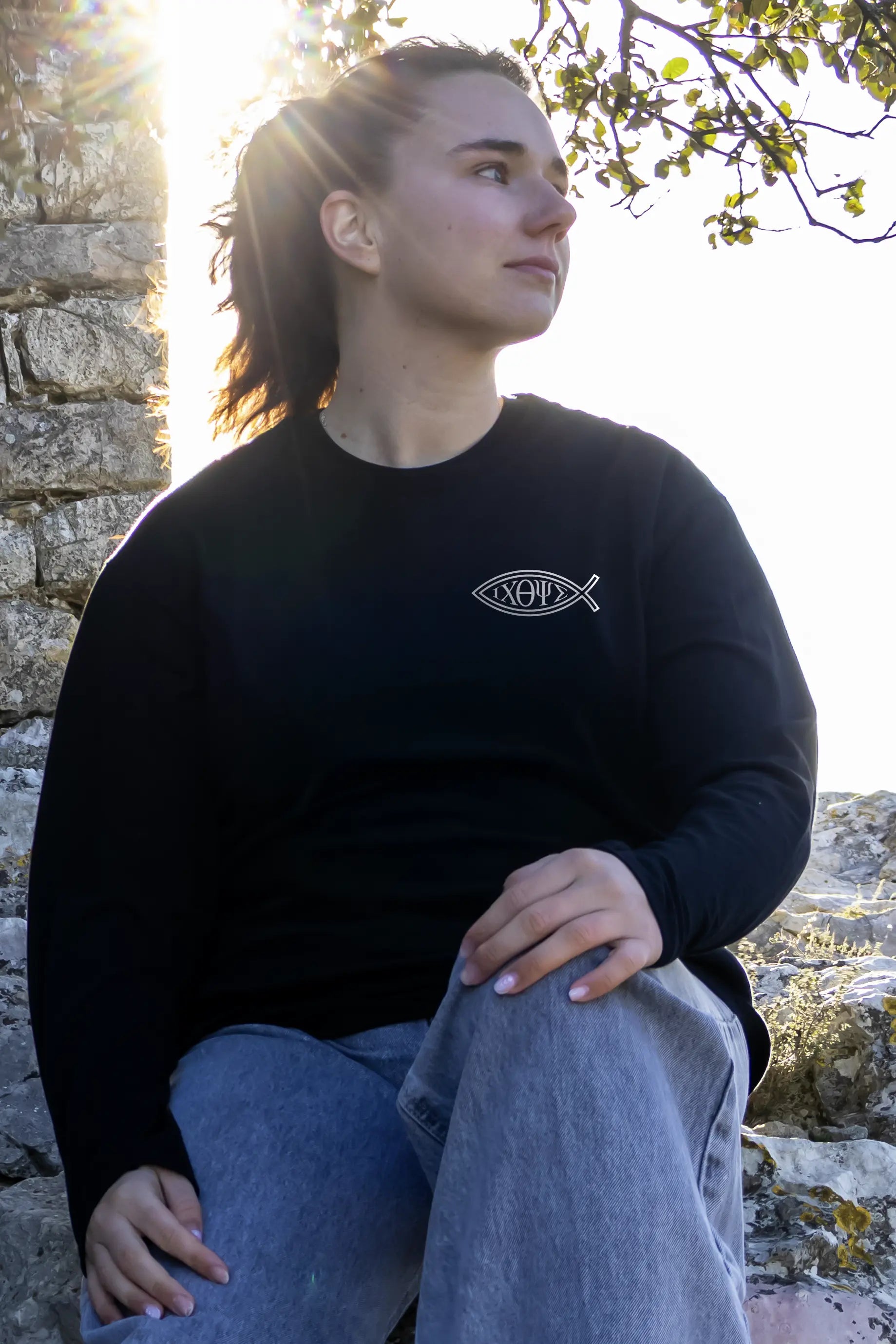 Ichthus (Le poisson) - Manches longues We Have Faith