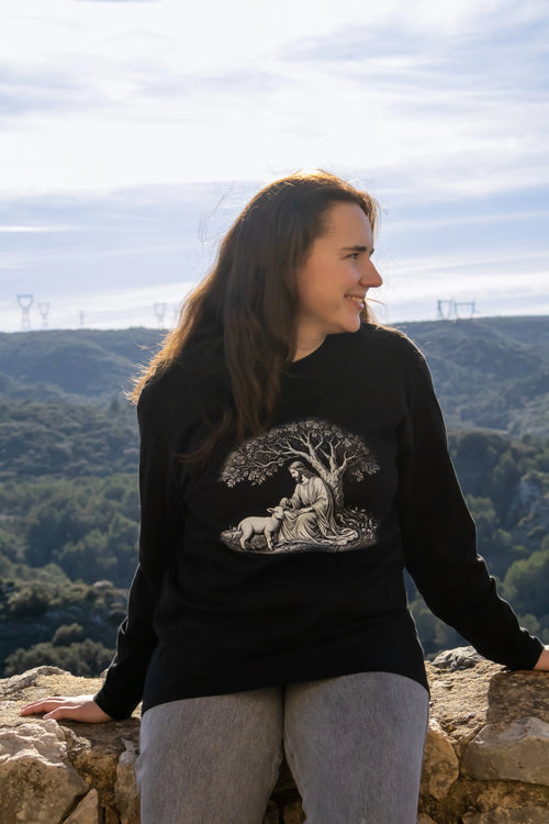 Jésus et l'agneau (Sans verset) - Manches longues We Have Faith