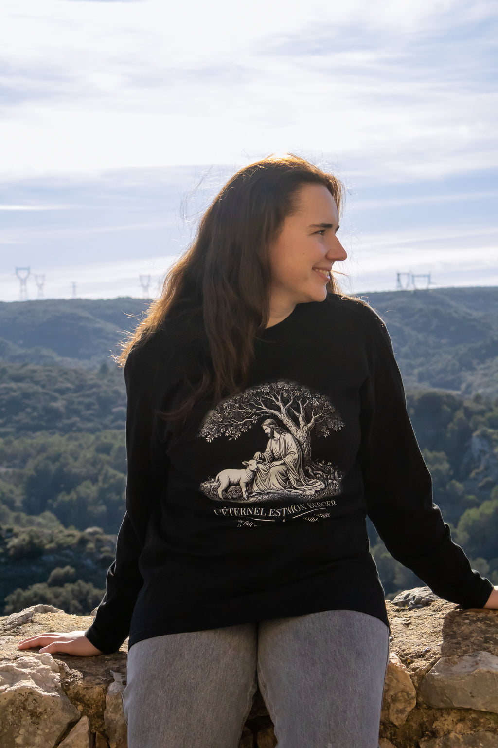 Jesus and the Lamb - Long Sleeves