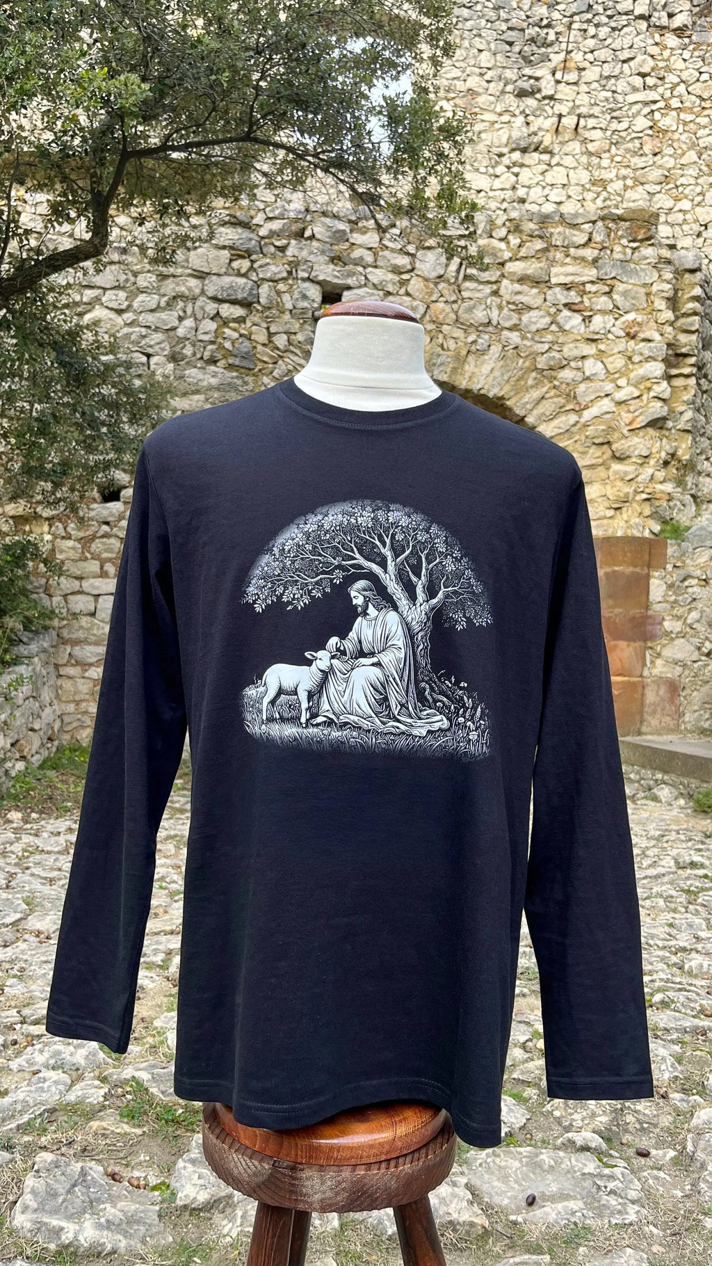 Jésus et l'agneau (Sans verset) - Manches longues We Have Faith